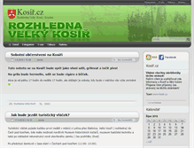 Tablet Screenshot of kosir.cz